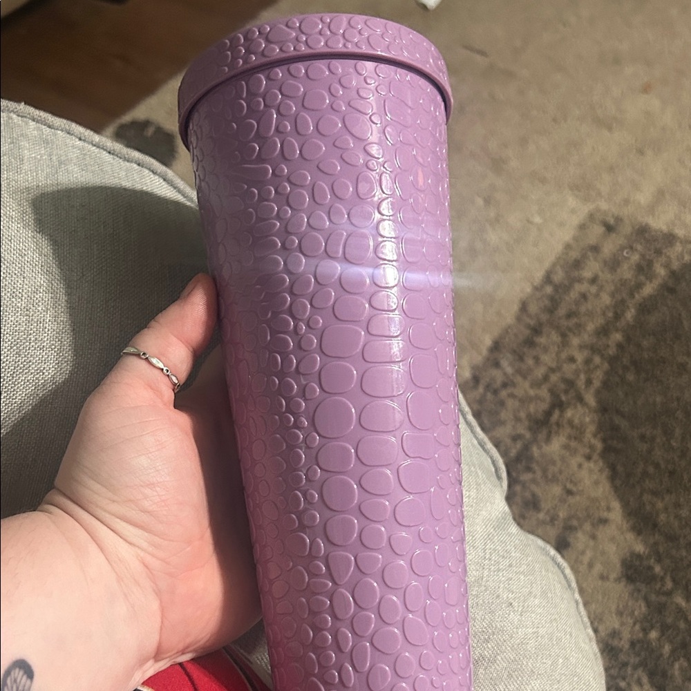Purple Textured Tumbler